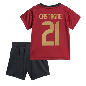 Belgien Timothy Castagne #21 Heimtrikot EM 2024 Kurzarm (+ kurze hosen)